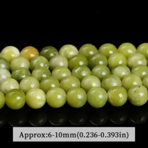 Naturalne koraliki jadeitowe zielone do tworzenia biżuterii Biały