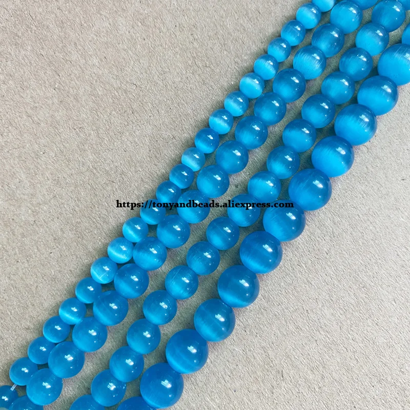 Koraliki kocie oko okrągłe luzem 2-13 mm 18 wzorów do biżuterii DIY Czerwony