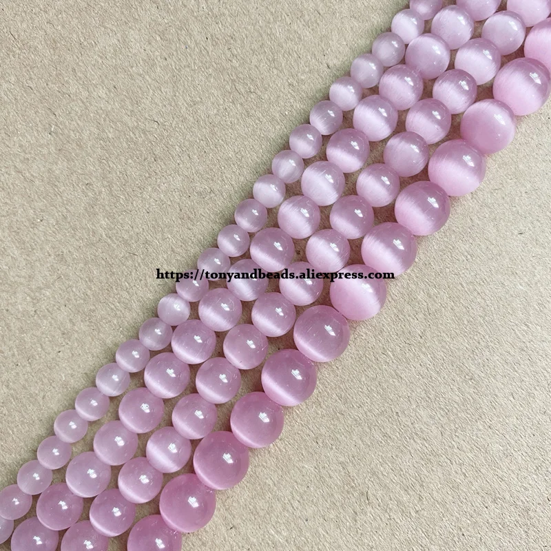 Koraliki kocie oko okrągłe luzem 2-13 mm 18 wzorów do biżuterii DIY Srebrny