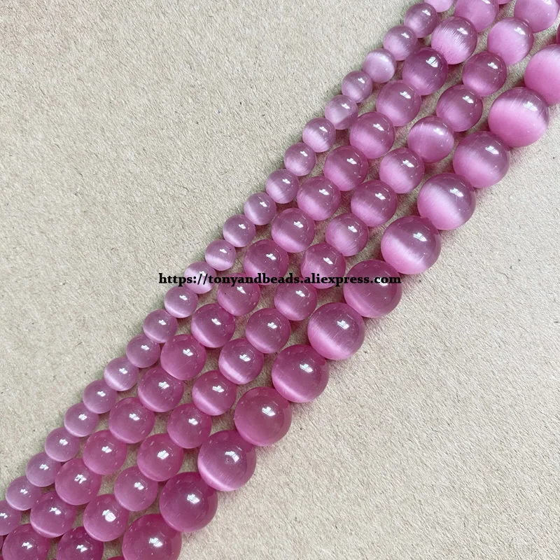 Koraliki kocie oko okrągłe luzem 2-13 mm 18 wzorów do biżuterii DIY Wielo