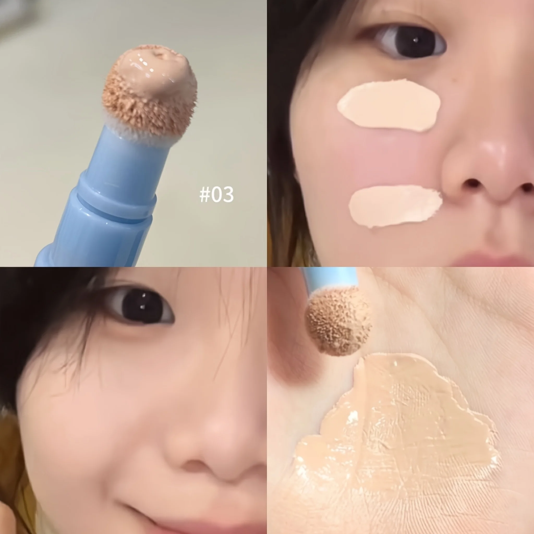 Dwustronny korektor i kontur w płynie Herorange – lekki, nawilżający, 3D Khaki
