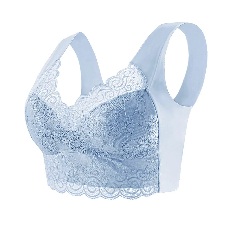 Koronkowy biustonosz push-up plus size z wyściółką Złoto