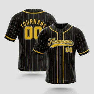 Koszulka baseballowa zapinana na guziki - personalizacja z własnym logo C