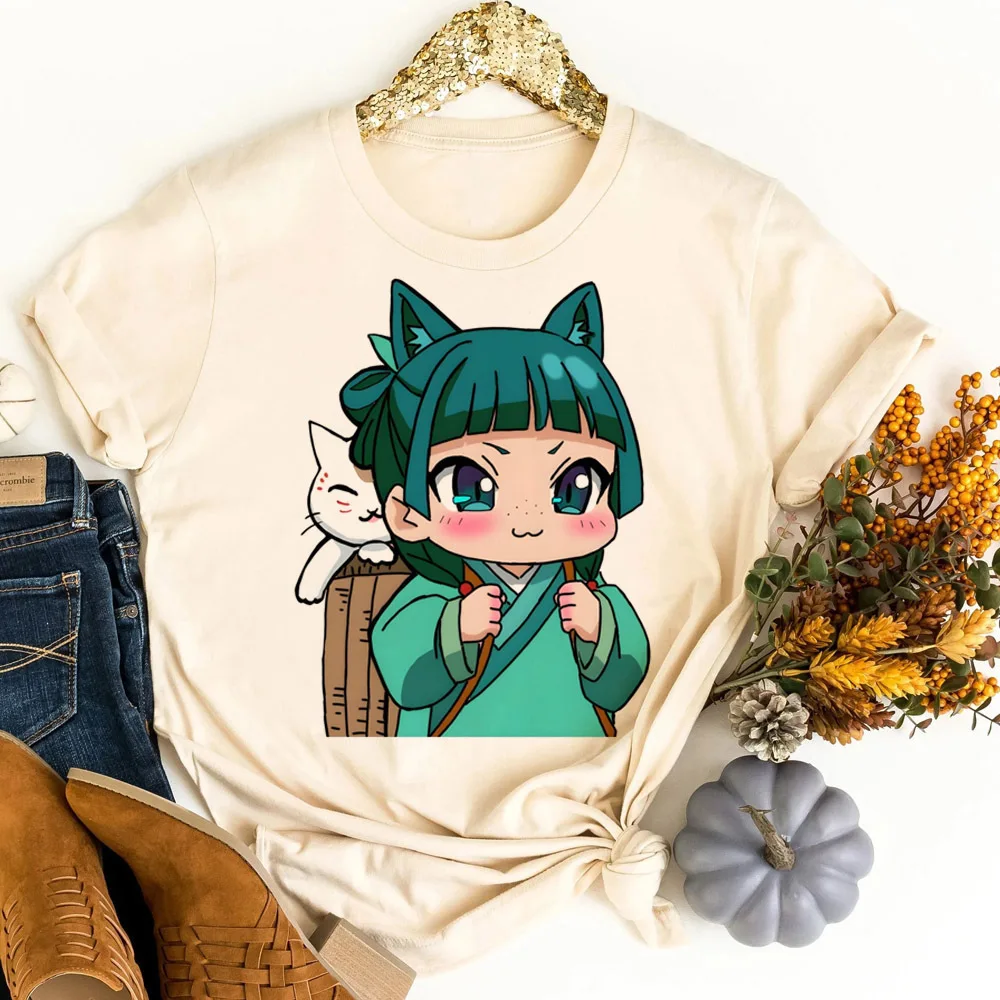 Koszulka damska z nadrukiem anime w stylu vintage 63349