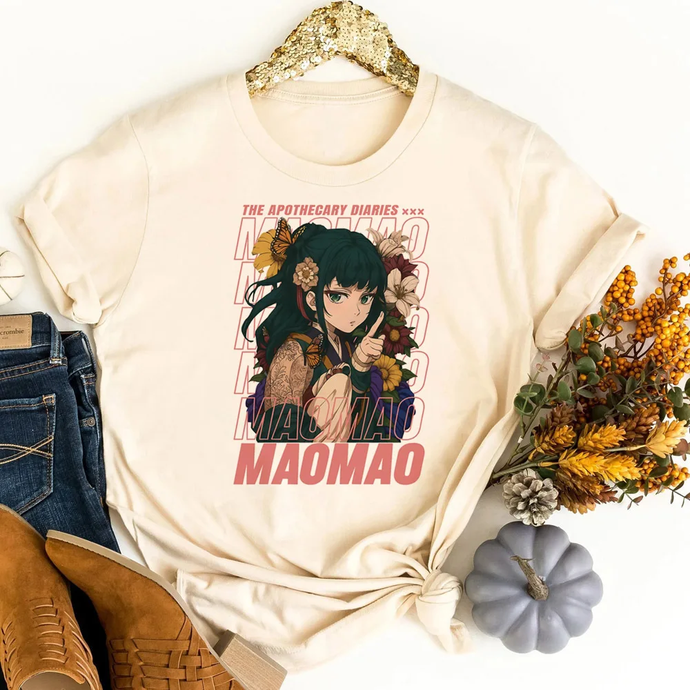 Koszulka damska z nadrukiem anime w stylu vintage 65039