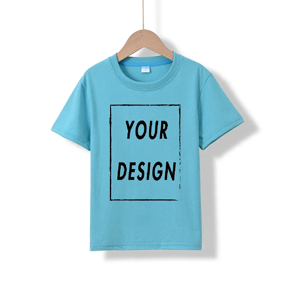 Koszulka dziecięca z krótkim rękawem - gładki t-shirt dla dzieci Inne