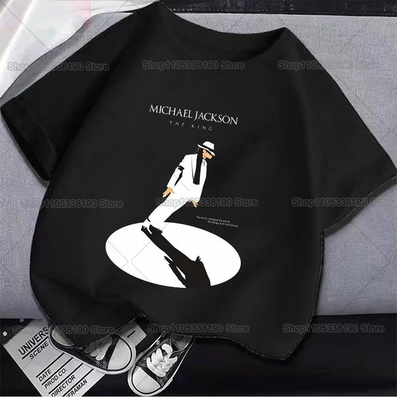 Koszulka dziecięca Michael Jackson z bawełny - nadruk Król Popu Mj 41
