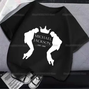 Koszulka dziecięca Michael Jackson z bawełny - nadruk Król Popu Mj 57