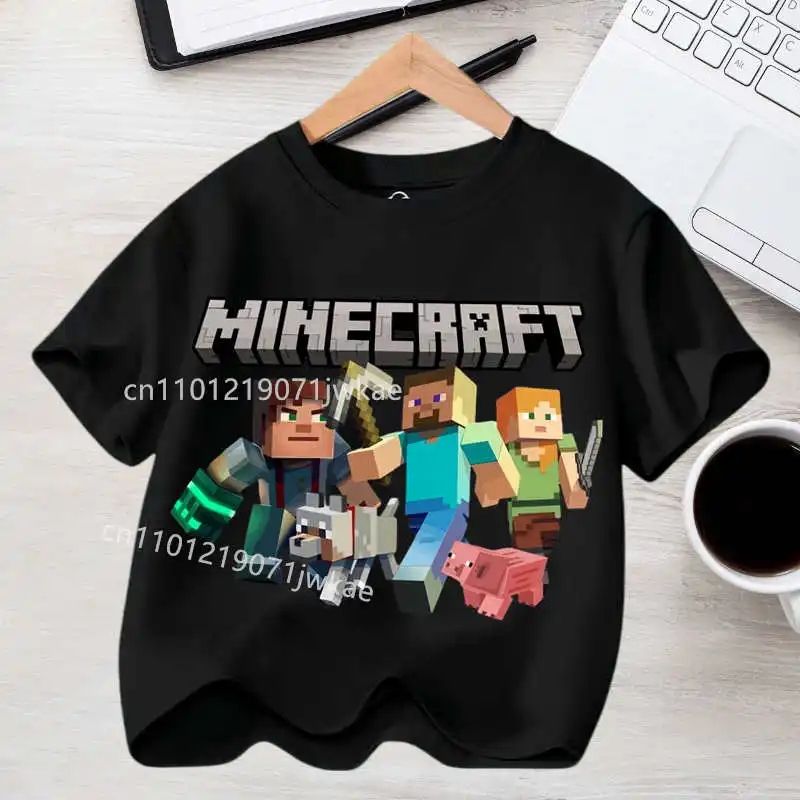 Koszulka dziecięca z nadrukiem Minecraft – t-shirt dla chłopca 10
