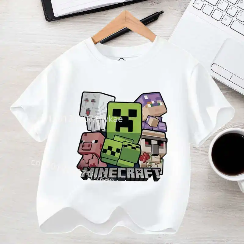 Koszulka dziecięca z nadrukiem Minecraft - t-shirt dla chłopca 2