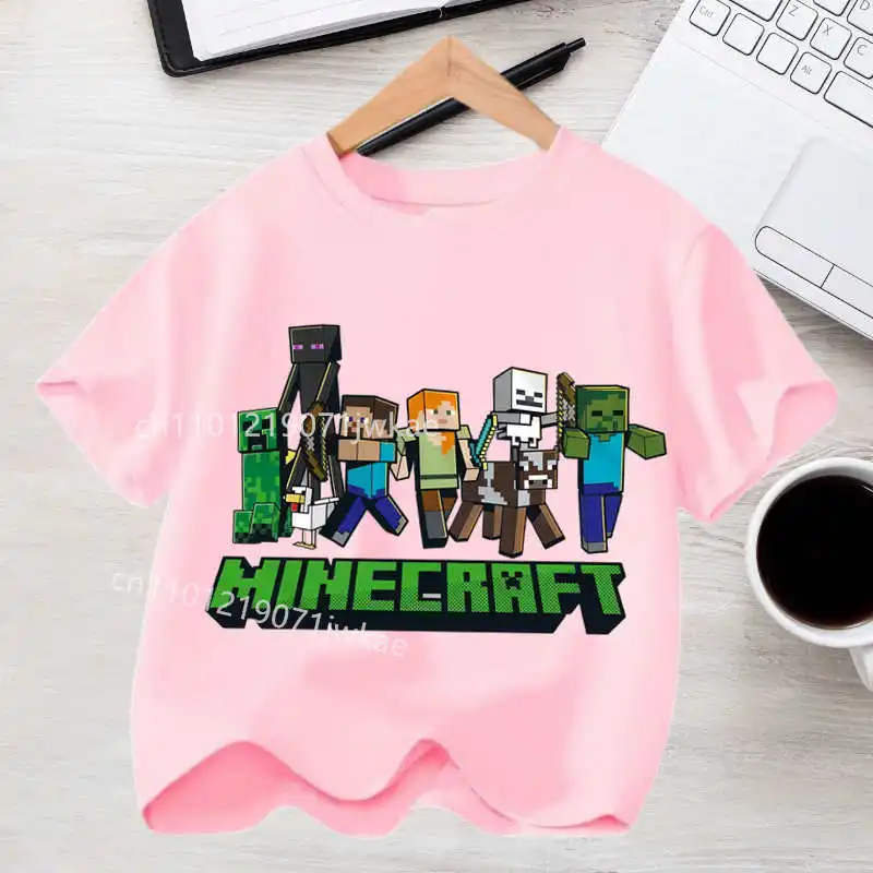 Koszulka dziecięca z nadrukiem Minecraft - t-shirt dla chłopca 6