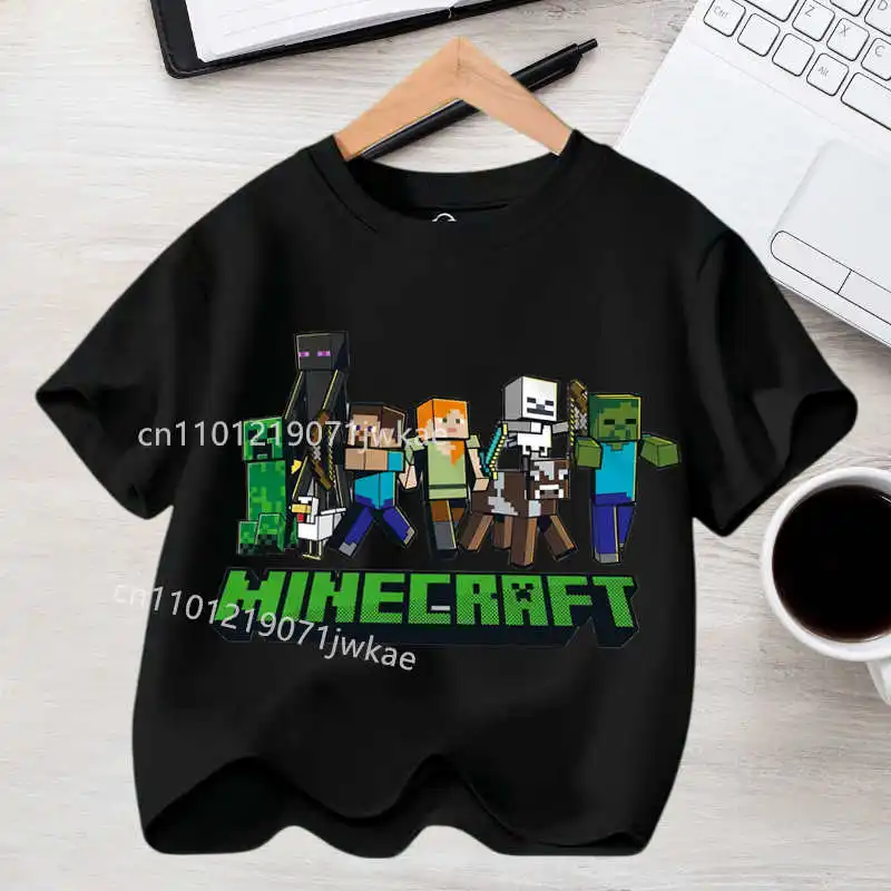 Koszulka dziecięca z nadrukiem Minecraft – t-shirt dla chłopca 7
