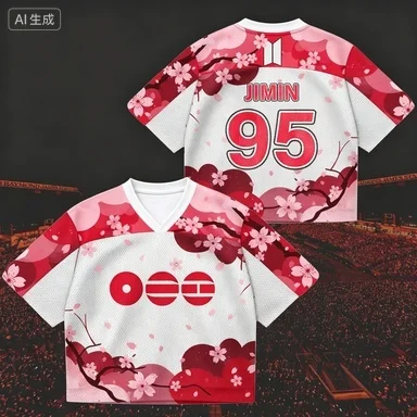 Koszulka K-pop BTS z nadrukiem dla fanów T399017
