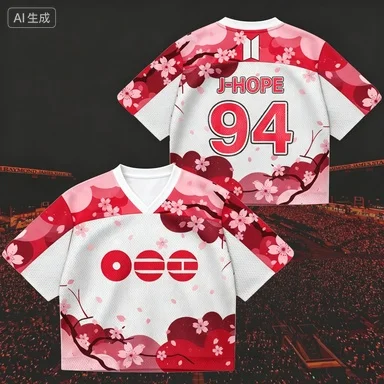 Koszulka K-pop BTS z nadrukiem dla fanów T399032