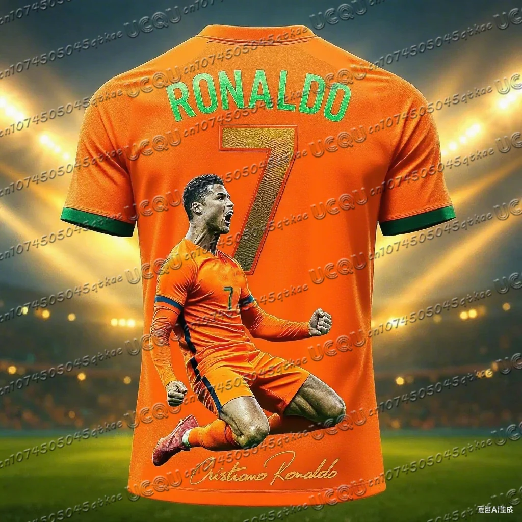 Koszulka piłkarska dziecięca Ronaldo 7 z krótkim rękawem Tt1114a0 094 036 zkb