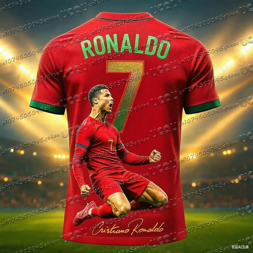 Koszulka piłkarska dziecięca Ronaldo 7 z krótkim rękawem Tt1114a1 094 036 zkb
