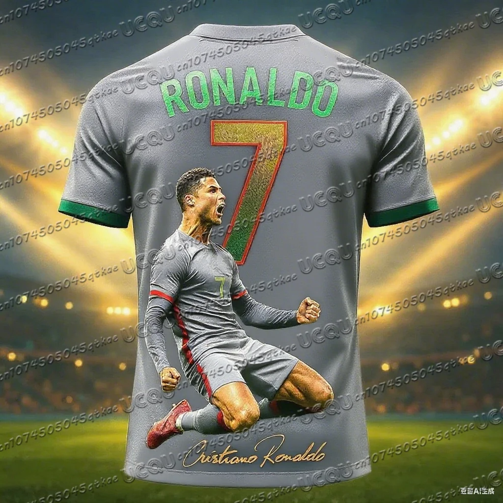 Koszulka piłkarska dziecięca Ronaldo 7 z krótkim rękawem Tt1114a2 094 036 zkb