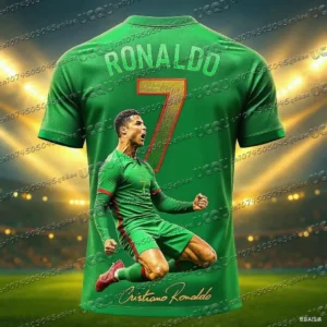 Koszulka piłkarska dziecięca Ronaldo 7 z krótkim rękawem Tt1114a4 094 036 zkb