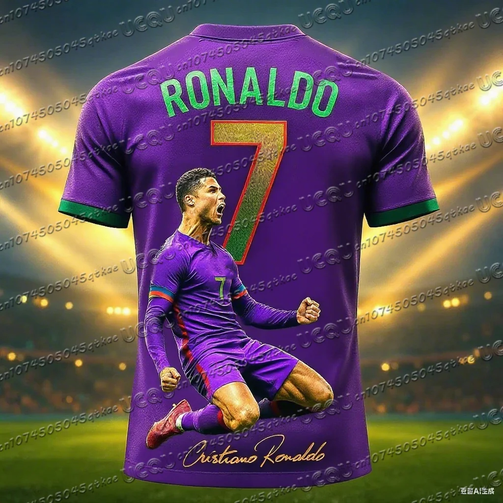 Koszulka piłkarska dziecięca Ronaldo 7 z krótkim rękawem Tt1114a7 094 036 zkb