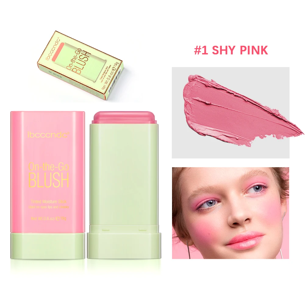 Kremowy róż do ust i policzków 3w1 w sztyfcie — Tinted Moisture Blush Stick Khaki