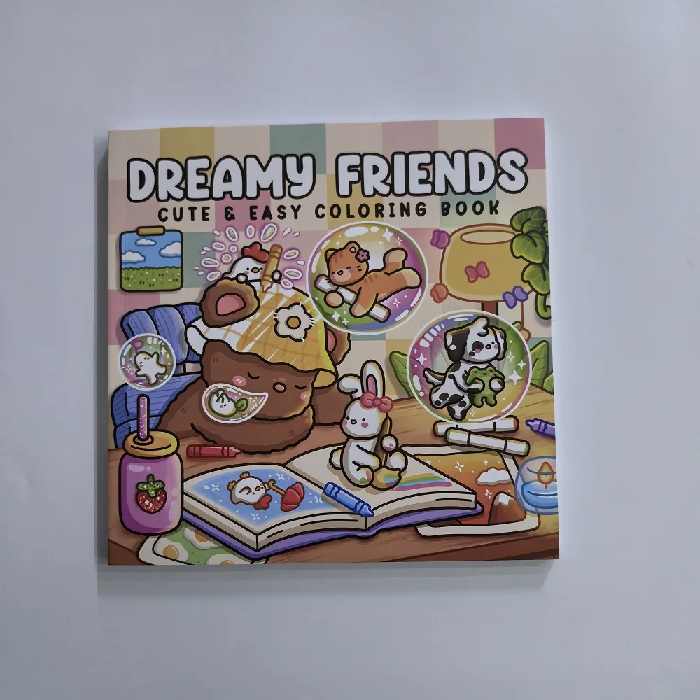 Książka do kolorowania dla dorosłych Dreamy Friends Wielo
