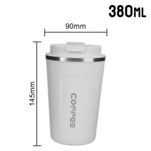 Kubek termiczny samochodowy ze stali nierdzewnej 380/510 ml Zielony