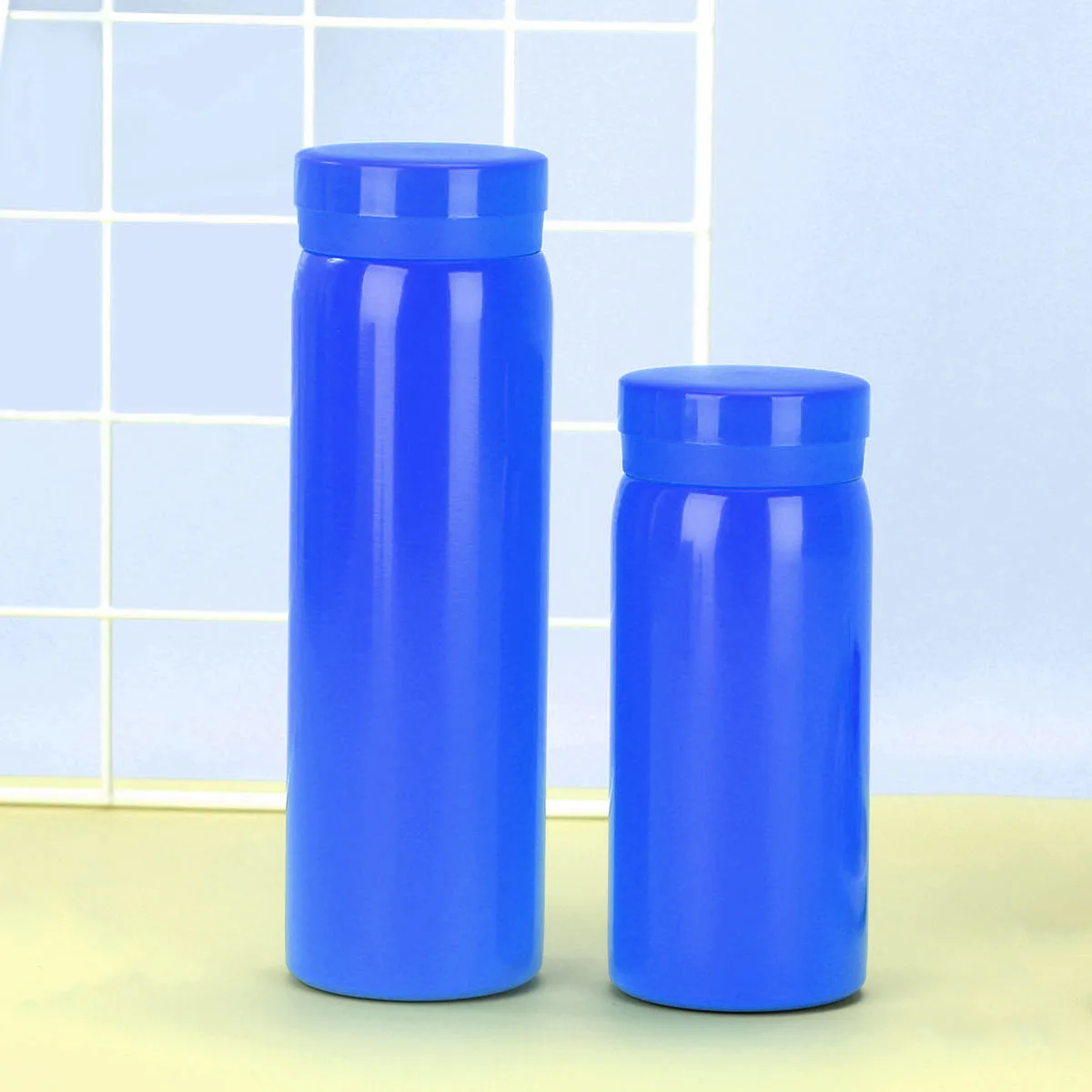 Kubek termiczny stalowy podróżny 200/350 ml Biały