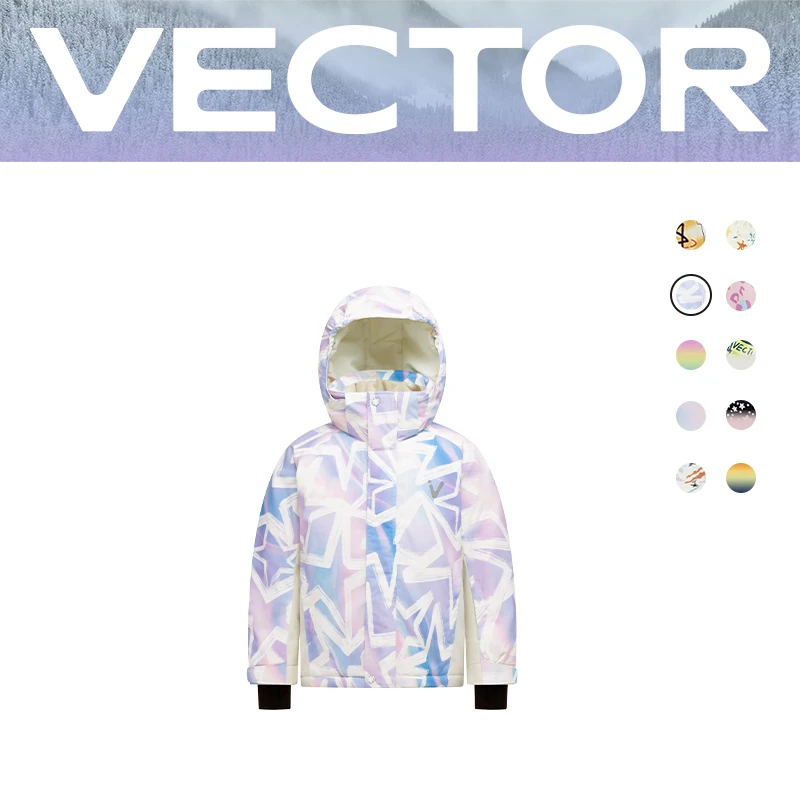 Kurtka narciarska dziecięca VECTOR ciepła wodoodporna na zimę Kids jacket 14