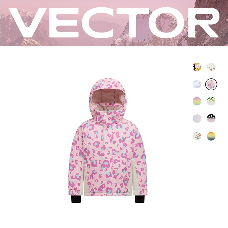 Kurtka narciarska dziecięca VECTOR ciepła wodoodporna na zimę Kids jacket 15