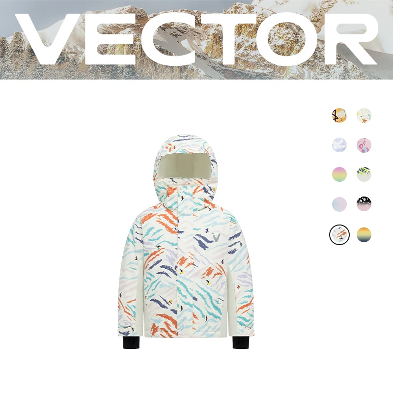 Kurtka narciarska dziecięca VECTOR ciepła wodoodporna na zimę Kids jacket 16