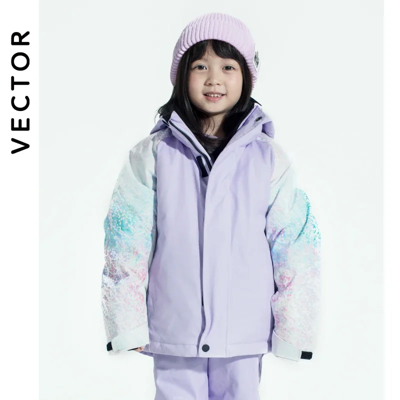 Kurtka narciarska dziecięca VECTOR ciepła wodoodporna na zimę Kids jacket 5