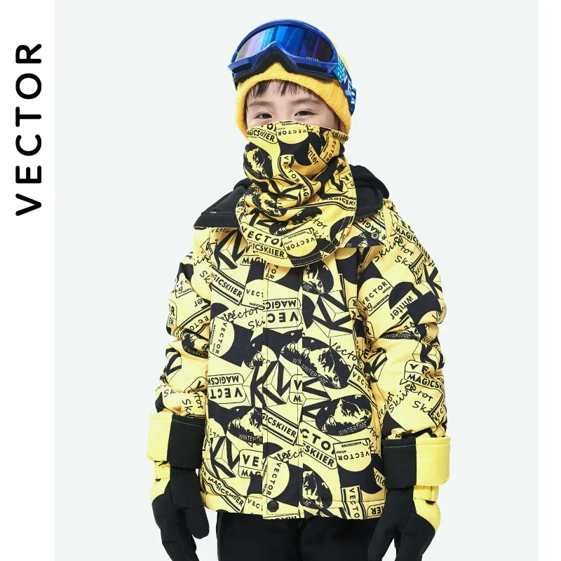 Kurtka narciarska dziecięca VECTOR ciepła wodoodporna na zimę Kids jacket 6