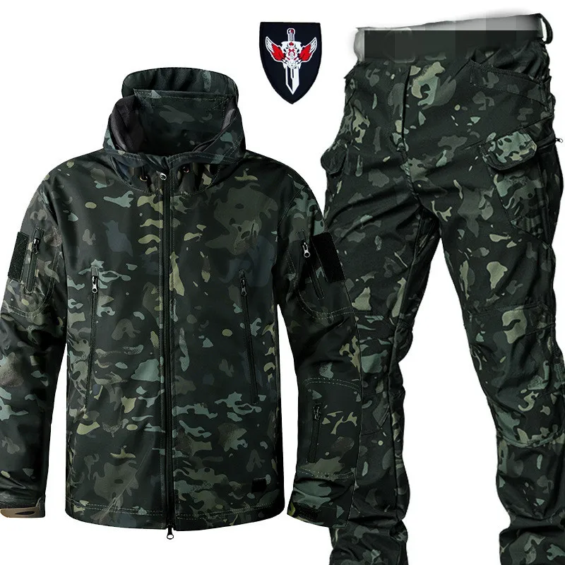 Kurtka softshell męska ocieplana wiatroszczelna Dark night