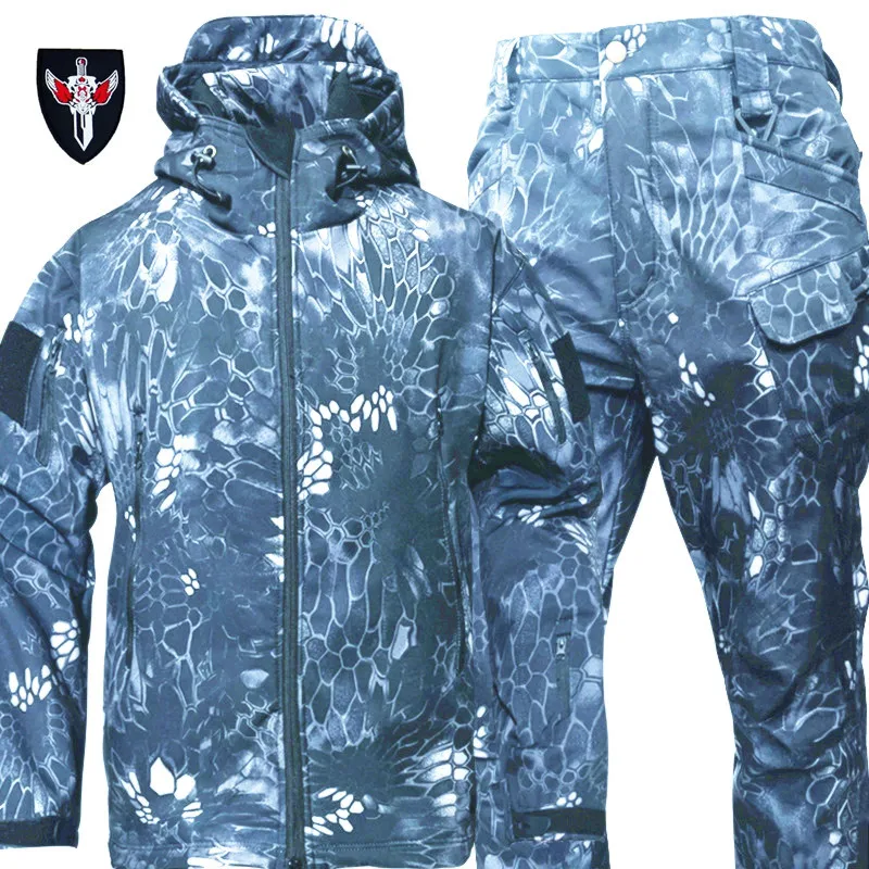 Kurtka softshell męska ocieplana wiatroszczelna Python