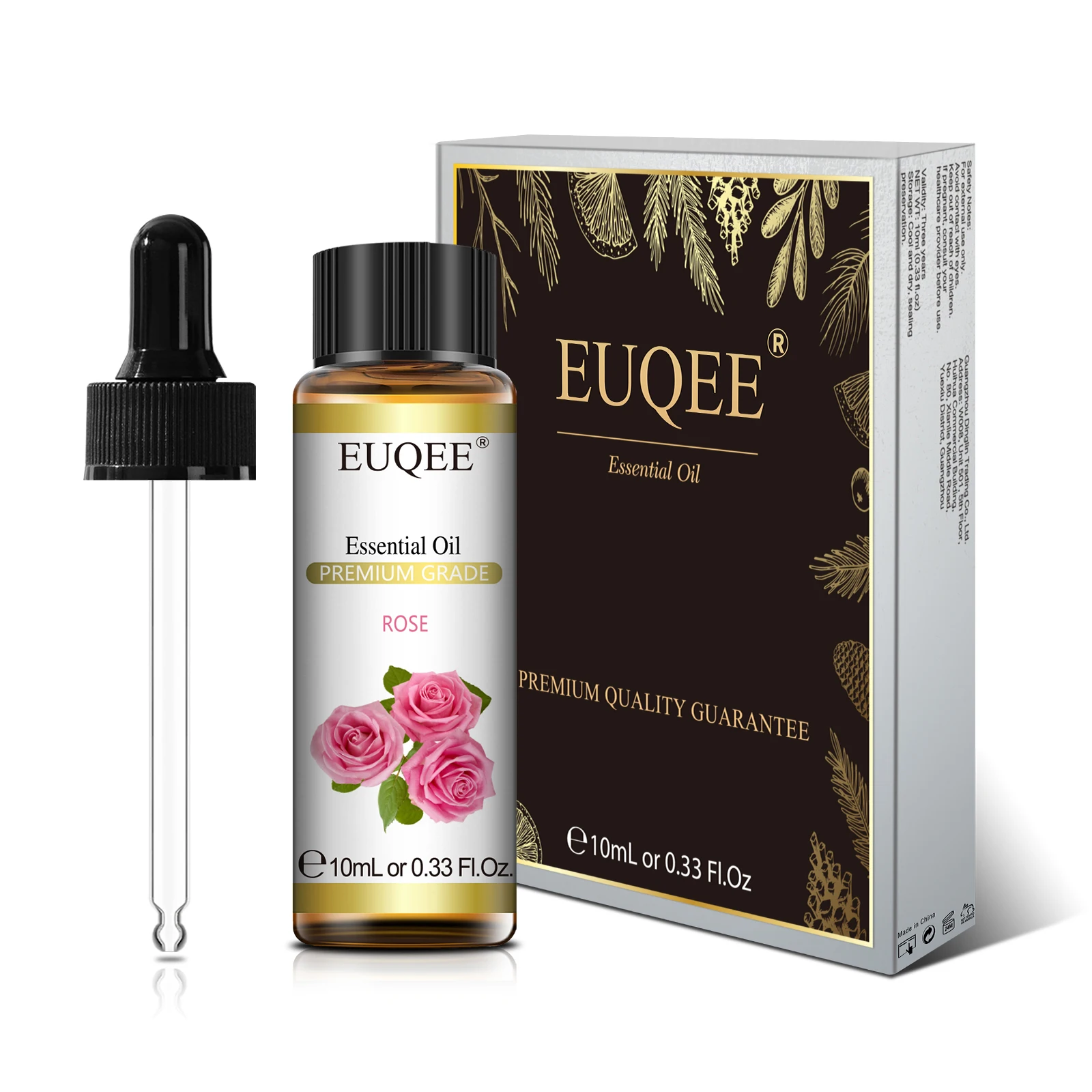 Kwiatowe olejki eteryczne 10 ml - lawenda, róża, jaśmin, ylang ylang Biały