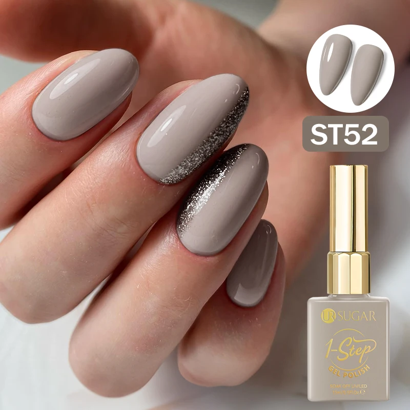 Lakier hybrydowy 3w1 UR SUGAR 15 ml bez bazy i topu St52