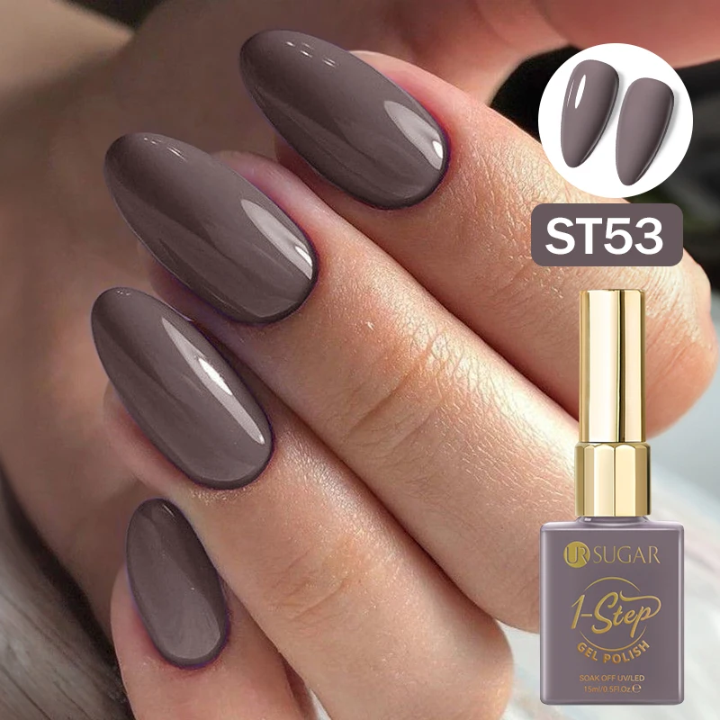 Lakier hybrydowy 3w1 UR SUGAR 15 ml bez bazy i topu St53