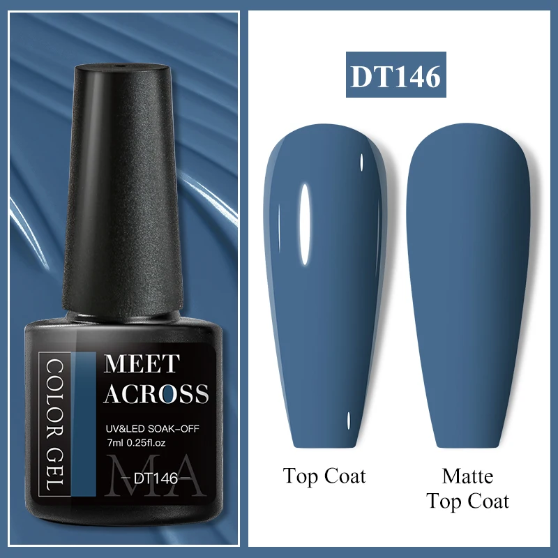 Lakier hybrydowy 7 ml – paleta 140 kolorów na cały rok Q49667 46