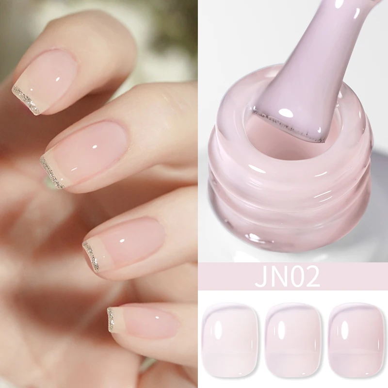 Lakier hybrydowy BORN PRETTY galaretka nude 10 ml UV LED Jn02