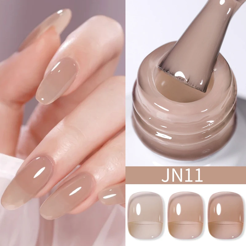 Lakier hybrydowy BORN PRETTY galaretka nude 10 ml UV LED Jn11