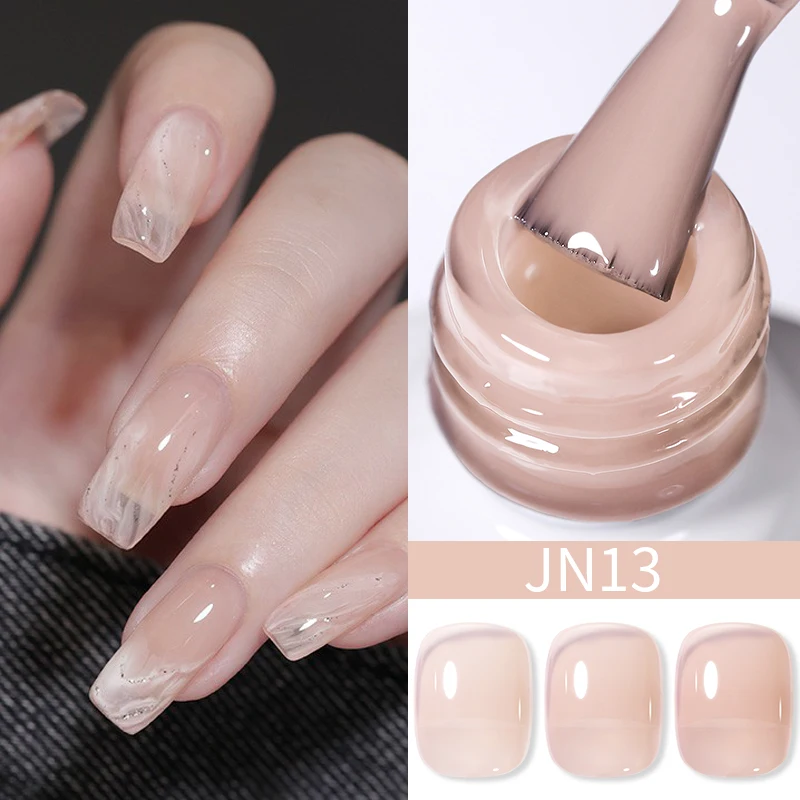 Lakier hybrydowy BORN PRETTY galaretka nude 10 ml UV LED Jn13