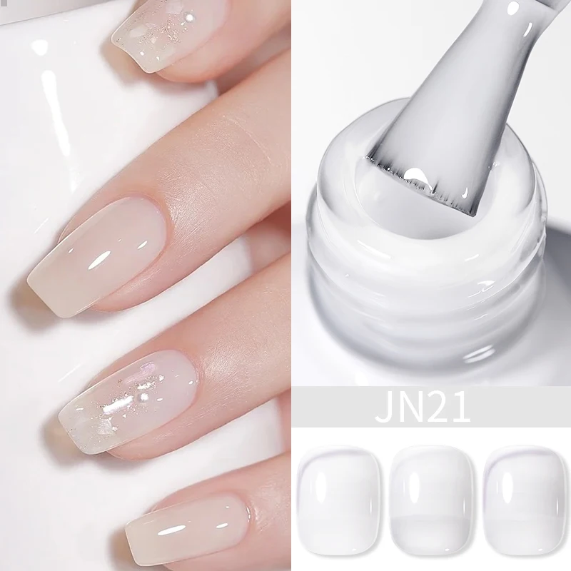 Lakier hybrydowy BORN PRETTY galaretka nude 10 ml UV LED Jn21