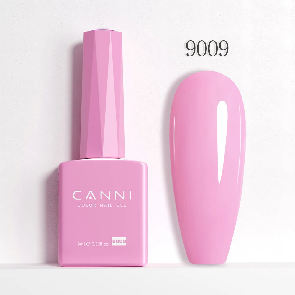 Lakier hybrydowy CANNI bez HEMA i TPO – mocne krycie 9009