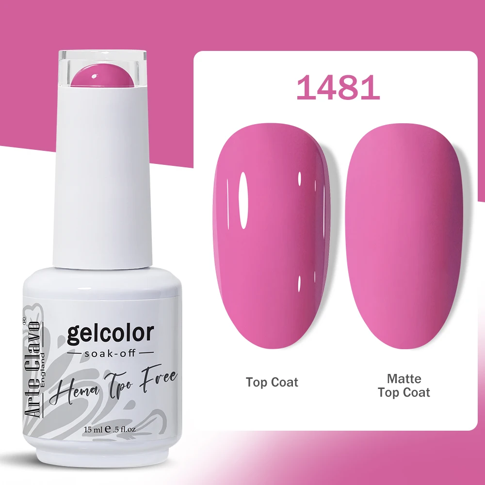 Lakier hybrydowy HEMA Free i TPO Free - 115 kolorów 1481