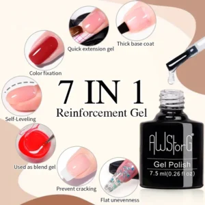 Lakier hybrydowy Kocie Oko z efektem magnetycznym 7,5 ml Reinforce gel