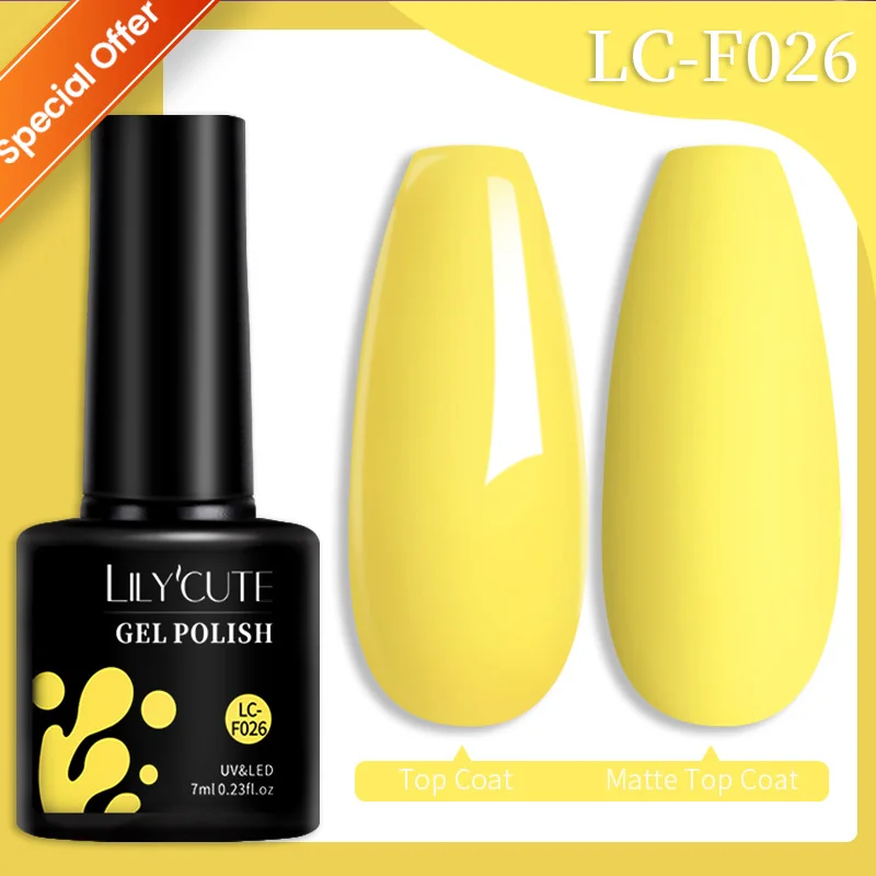 Lakier hybrydowy LILYCUTE Macaron 7 ml - pastelowe kolory Special offer 02
