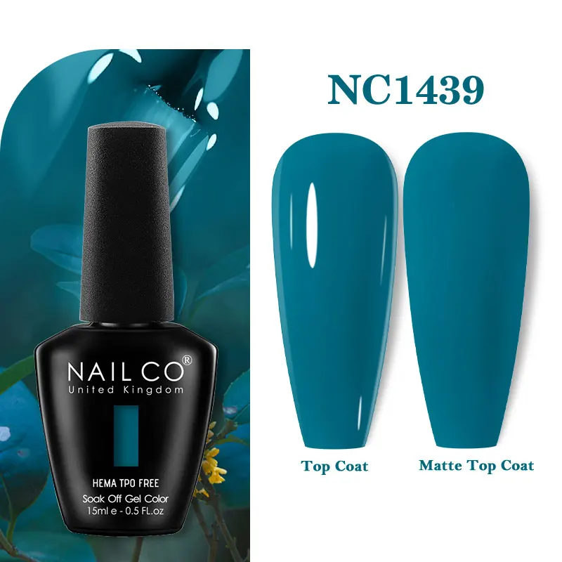 Lakiery hybrydowe NAILCO HEMA-FREE – 131 kolorów do wyboru 1439
