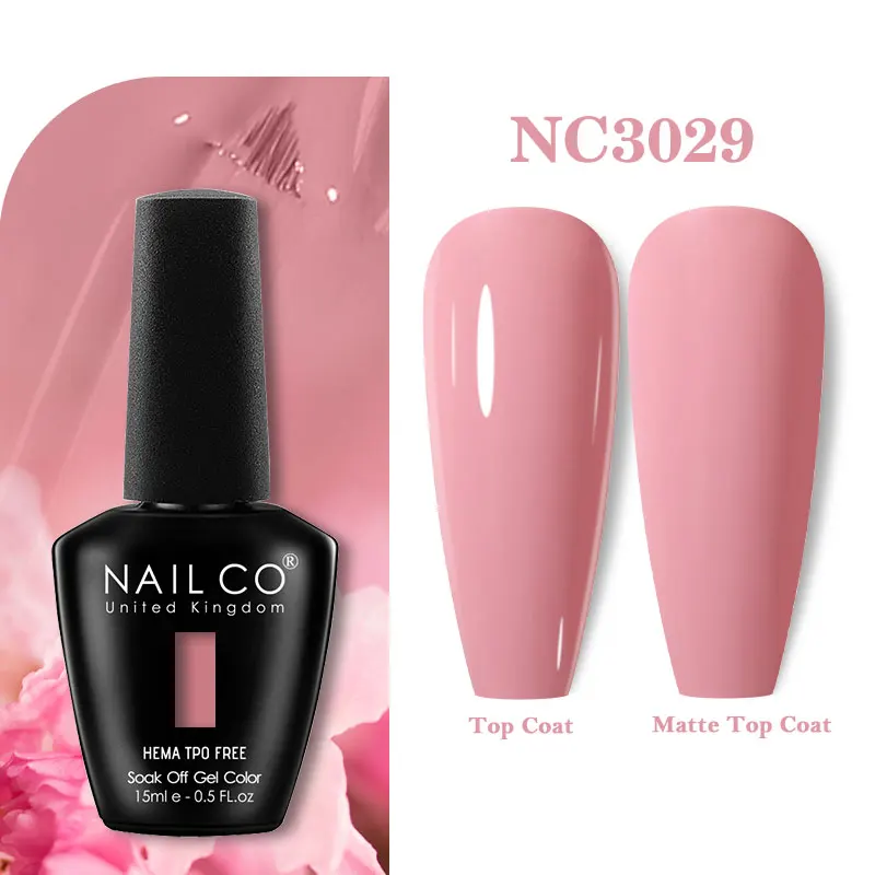 Lakiery hybrydowe NAILCO HEMA-FREE – 131 kolorów do wyboru 3029