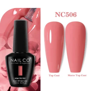 Lakiery hybrydowe NAILCO HEMA-FREE – 131 kolorów do wyboru 506