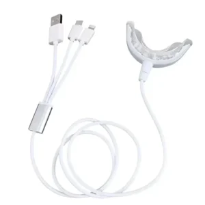 Lampa LED do wybielania zębów 3 w 1 USB Niebieski
